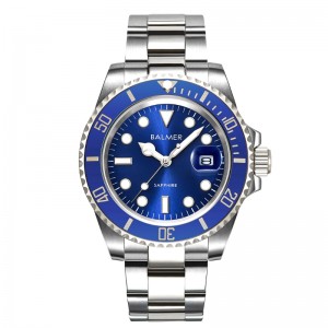 Balmer B-7918M-SS55 Silver Blue Smurf